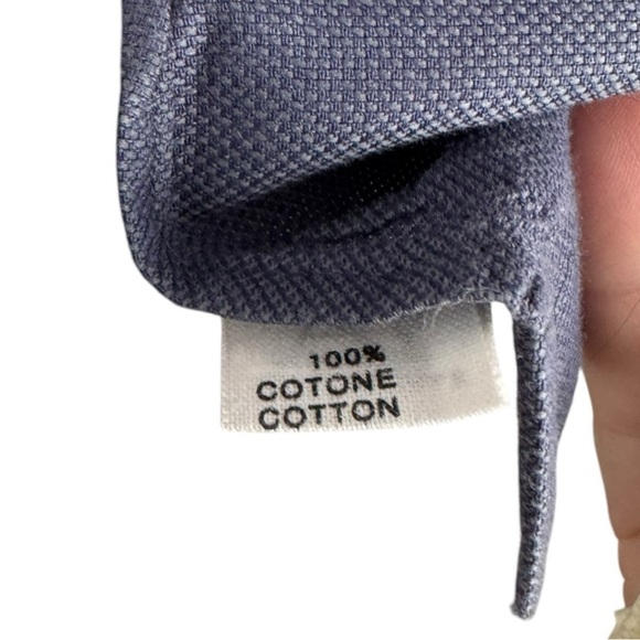 Vintage Balmain Paris Cotton Button Up Shirt 17/43 - Picture 3 of 4